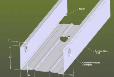 7070_section_green_grey - Scottsdale Construction Systems