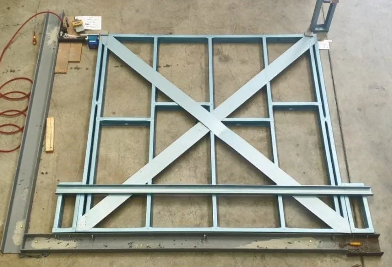 K-bracing Strap bracing Bracing Cold-formed steel Roll forming