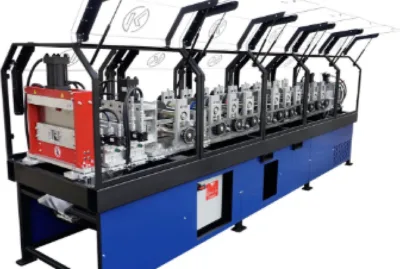 Knudson framemaker 1218G1 Cold-formed steel Portal frames Cold-formed steel commercial buildings Sheds Commercial buildings Roll forming machines