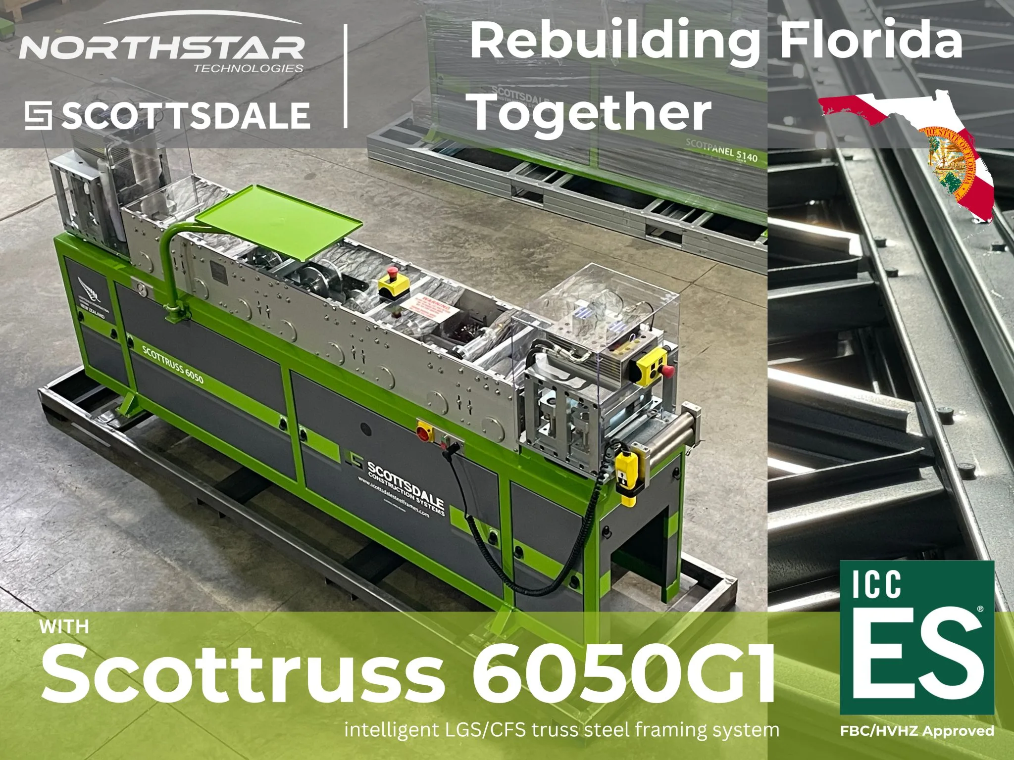 Building Hurricane Resilience: Scottruss 6050G1 Heads to Northstar Technologies