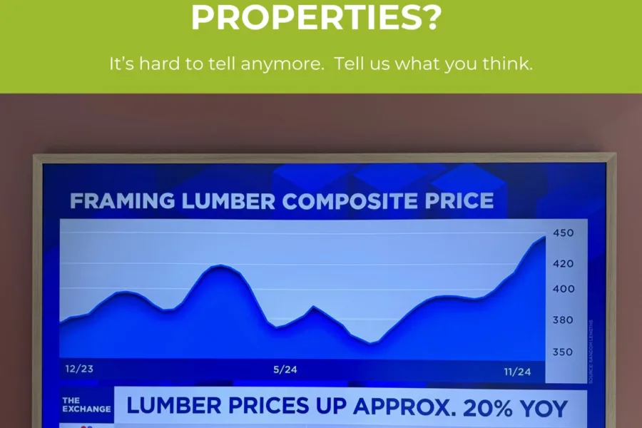 Escalating lumber costs and the stable price of steel make steel homes a much better choice for homebuilders.