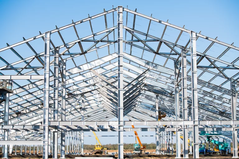a commercial building built using a steel framing system Steel framing Steel framing system Cold-formed steel Roll forming