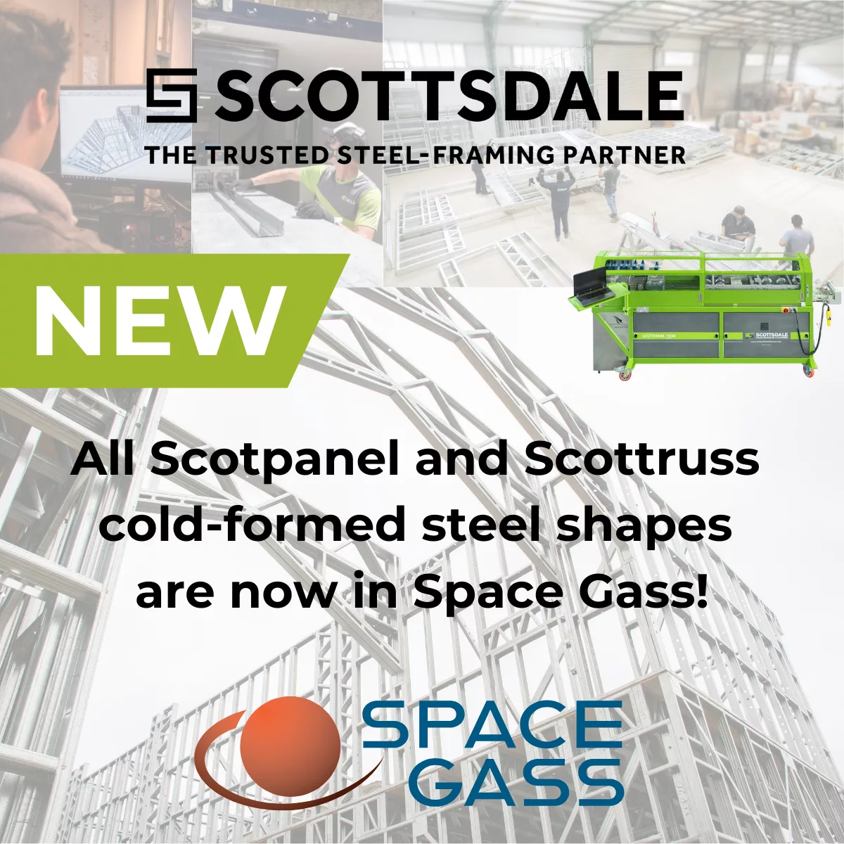 SPACE GASS Now Includes Scottsdale Sections For Spectacular Engineering