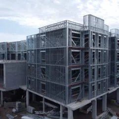 MIDRISE CONSTRUCTION WITH KFS steel framing roll forming cold-formed steel steel trusses