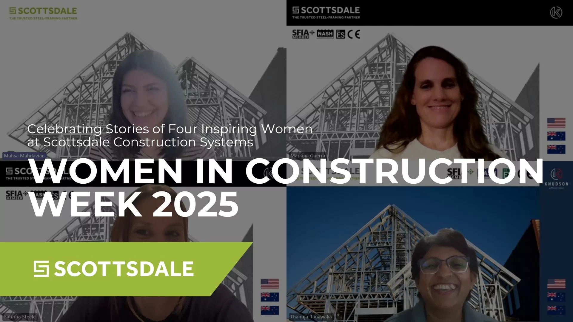 Celebrating Women in the World of Cold-Formed Steel