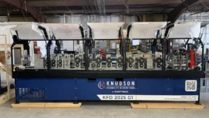 KFD Framemaker 2025 is a non-structural cold-formed steel shape roll former used for curtainwall applications. Steel framing Roll forming Roll forming machines Steel framing business Mobile steel framing factory Cold-formed steel