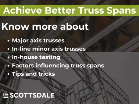 Better truss spans cold-formed steel cold-formed steel trusses