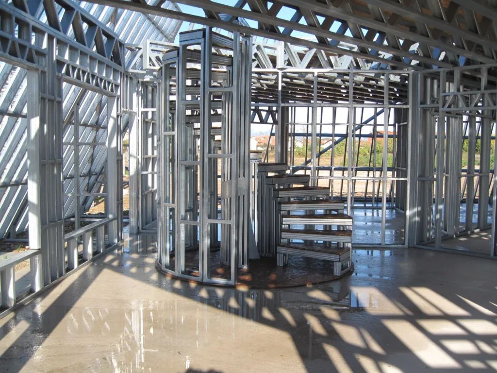 Steel Stairs - Scottsdale Construction Systems Cold-Formed Steel Steel Framing Roll Forming Roll Forming Machines