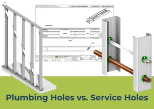Cold-formed steel Cold-formed steel framing Steel framing Service holes Plumbing holes Roll forming machines Roll forming steel framing machines