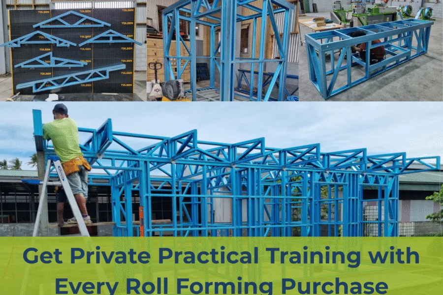 Roll forming Roll forming machines Steel framing Cold-formed steel Steel trusses Steel framing machines