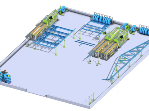 Steel framing shop Steel framing manufacturing shop Roll forming machines Cold-formed steel Cold-formed steel fabrication Steel fabrication shop floorplan Steel framing Roll forming