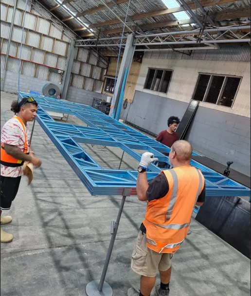 training pic 2 - Scottsdale Construction Systems Roll forming Roll forming machines Steel framing Cold-formed steel Steel trusses Steel framing machines