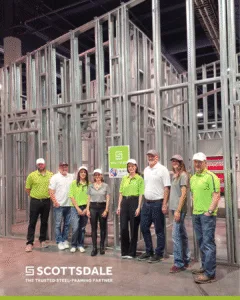 Scottsdale team at Metalcon - Scottsdale Construction Systems METALCON Roll forming solutions Roll forming Steel framing machines Steel-framed home Roll forming technology Cold-formed steel Steel framing fabrication