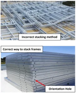 Cold-formed steel CFS trusses CFS wall panels CFS frames CFS handling tips 