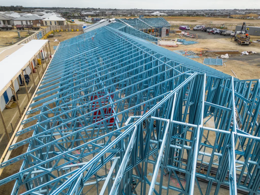 Clyde Evergreen-3 - Scottsdale Construction Systems Light-gauge steel frame construction Light-gauge metal framing Light-gauge steel construction Roll forming steel framing Roll forming technology Steel framing