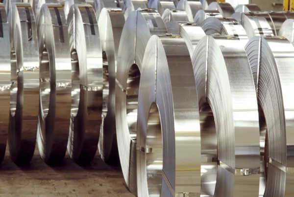 Slit coil stacked to be used on Scotpanel, Scottruss, and KFS Framemaker roll forming systems. Roll forming Steel coil Yield strength Cold-formed steel Steel framing Roll formers Mechanical properties Ductility ASTM Light-gauge steel Steel