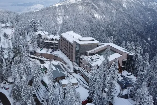 Roll forming Steel framing Light-gauge steel Mid-rise Wind design Snow design Seismic design Commercial light-gauge steel project Mid-rise steel-framed building Chalets at Double Tree by Hilton