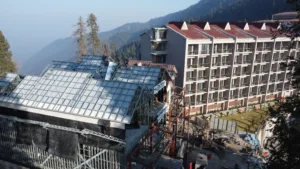 Roll forming Steel framing Light-gauge steel Mid-rise Wind design Snow design Seismic design Commercial light-gauge steel project Mid-rise steel-framed building Chalets at Double Tree by Hilton