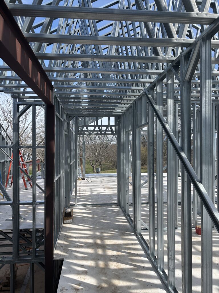 Steel framing 2 - Scottsdale Construction Systems Premium homes Premium steel framed homes Steel framing Roll forming machines Custom steel framed homes