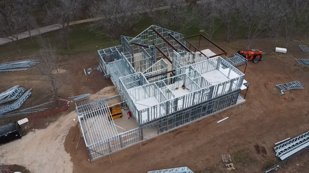 Premium steel framed homes 10 - Scottsdale Construction Systems Premium homes Premium steel framed homes Steel framing Roll forming machines Custom steel framed homes