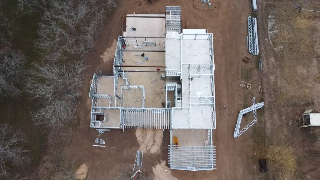 Custom steel framed homes 1 - Scottsdale Construction Systems Premium homes Premium steel framed homes Steel framing Roll forming machines Custom steel framed homes