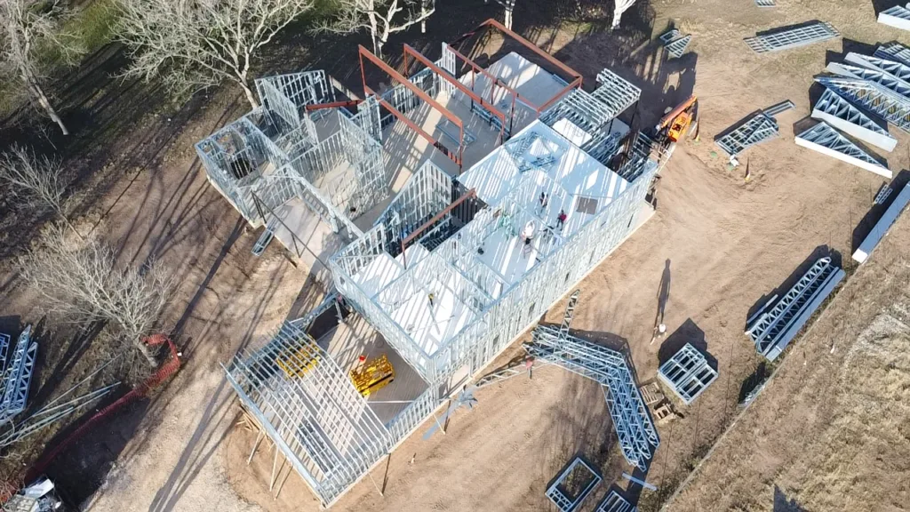 Custom steel framed homes 2 - Scottsdale Construction Systems Premium homes Premium steel framed homes Steel framing Roll forming machines Custom steel framed homes