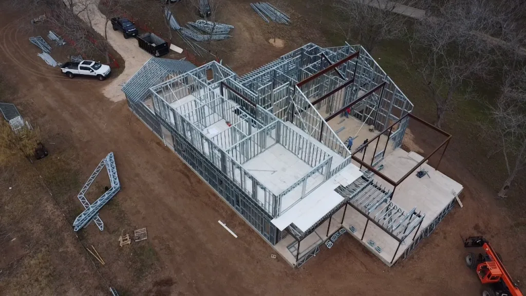 Custom steel framed homes 3 - Scottsdale Construction Systems Premium homes Premium steel framed homes Steel framing Roll forming machines Custom steel framed homes