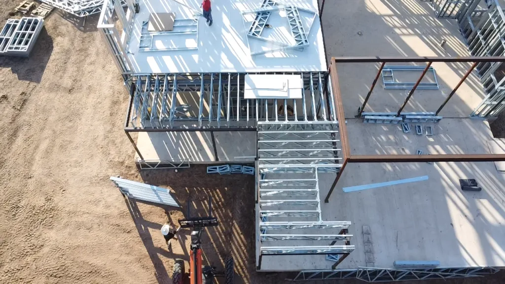 Custom steel framed homes 5 - Scottsdale Construction Systems Premium homes Premium steel framed homes Steel framing Roll forming machines Custom steel framed homes