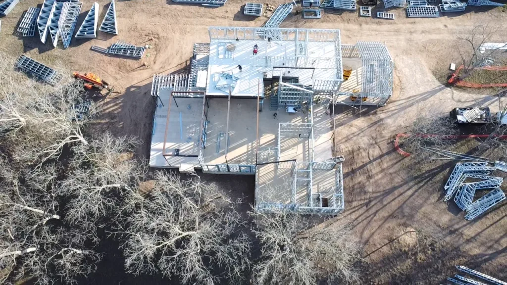 Custom steel framed homes 8 - Scottsdale Construction Systems Premium homes Premium steel framed homes Steel framing Roll forming machines Custom steel framed homes