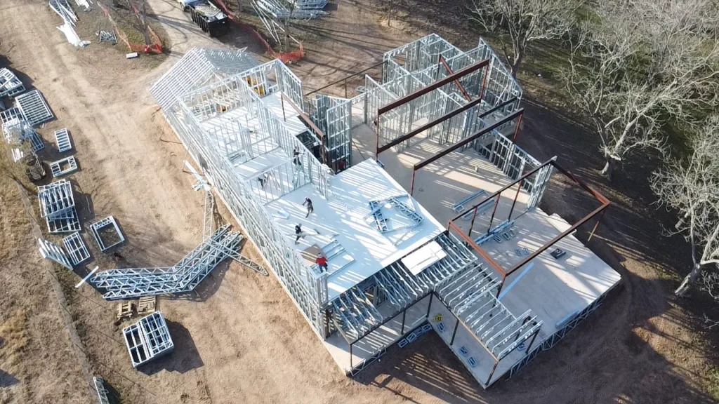 Custom steel framed homes 9 - Scottsdale Construction Systems Premium homes Premium steel framed homes Steel framing Roll forming machines Custom steel framed homes