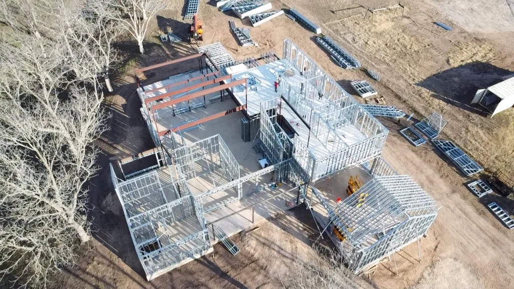 Custom steel framed homes 11 - Scottsdale Construction Systems Premium homes Premium steel framed homes Steel framing Roll forming machines Custom steel framed homes