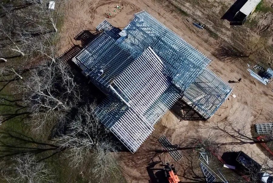 Premium homes Premium steel framed homes Steel framing Roll forming machines Custom steel framed homes