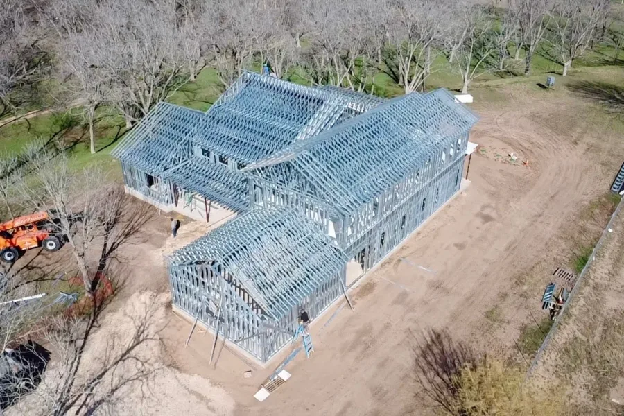 Premium homes Premium steel framed homes Steel framing Roll forming machines Custom steel framed homes