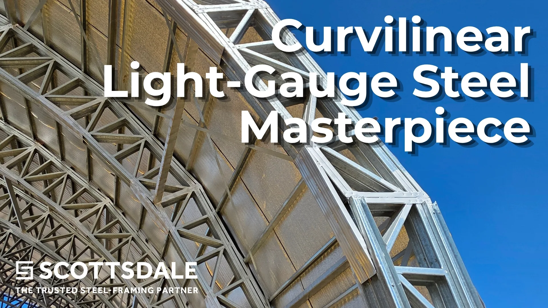 Light-gauge steel structure designed using ScotSteel, executed using Scotpanel 7090G1, advanced steel framing roll former machine by Scottsdale Construction Systems.