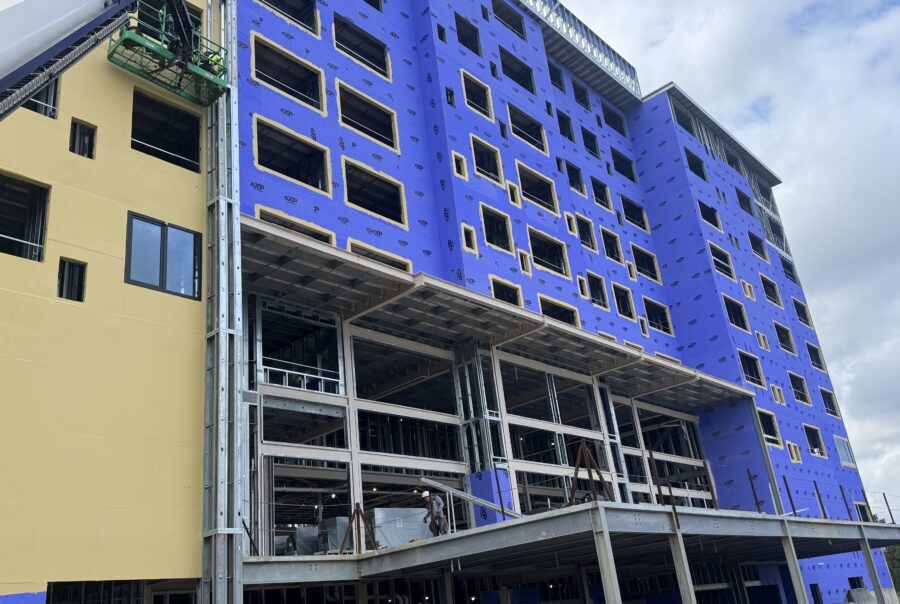 Roll forming Steel framing Steel framed hotel Cold-formed steel CFS wall framing CFS floor joists