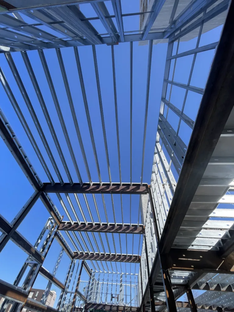 US Frame Factory Hotel 7 - Scottsdale Construction Systems Roll forming Steel framing Steel framed hotel Cold-formed steel CFS wall framing CFS floor joists