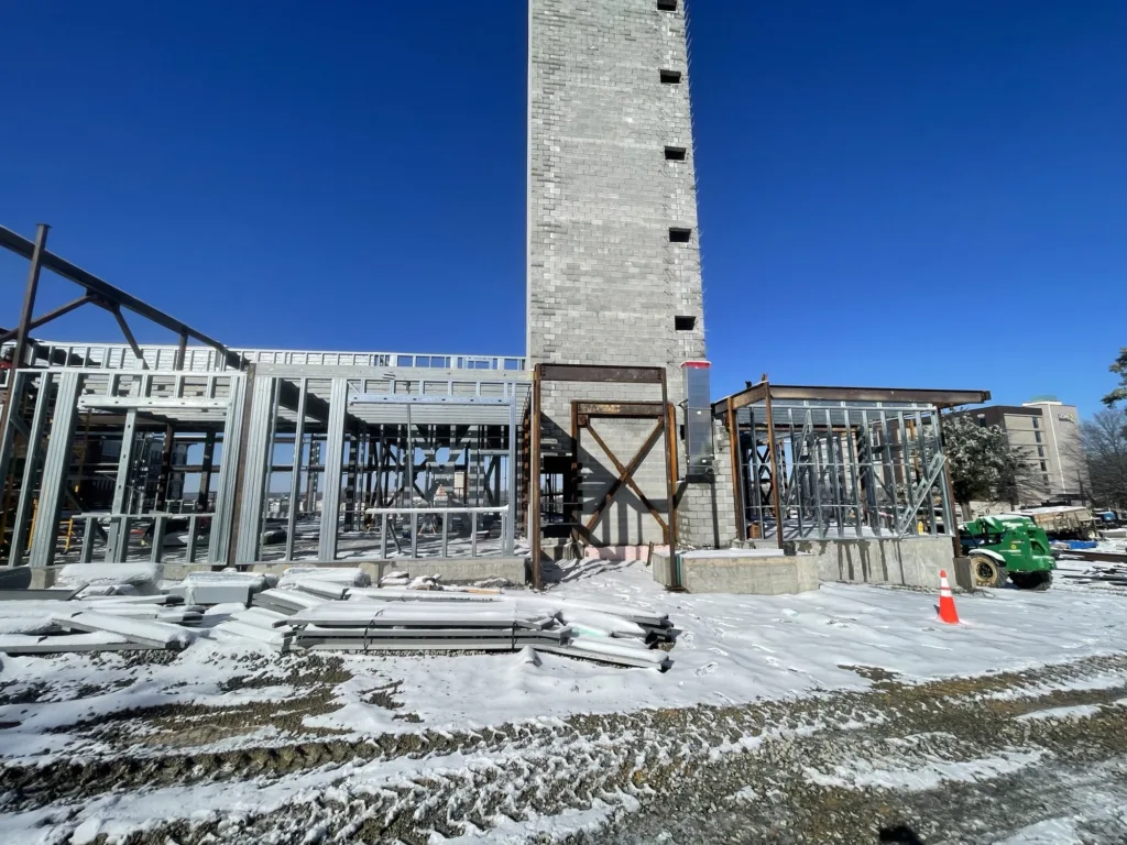 US Frame Factory Hotel 9 - Scottsdale Construction Systems Roll forming Steel framing Steel framed hotel Cold-formed steel CFS wall framing CFS floor joists