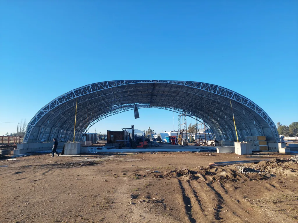 Photo 4 - Scottsdale Construction Systems Curvilinear modular cold-formed steel commercial structure produced using Scotpanel 7090G1 advanced roll forming platform, developed and produced using Scotpanel 7090G1.