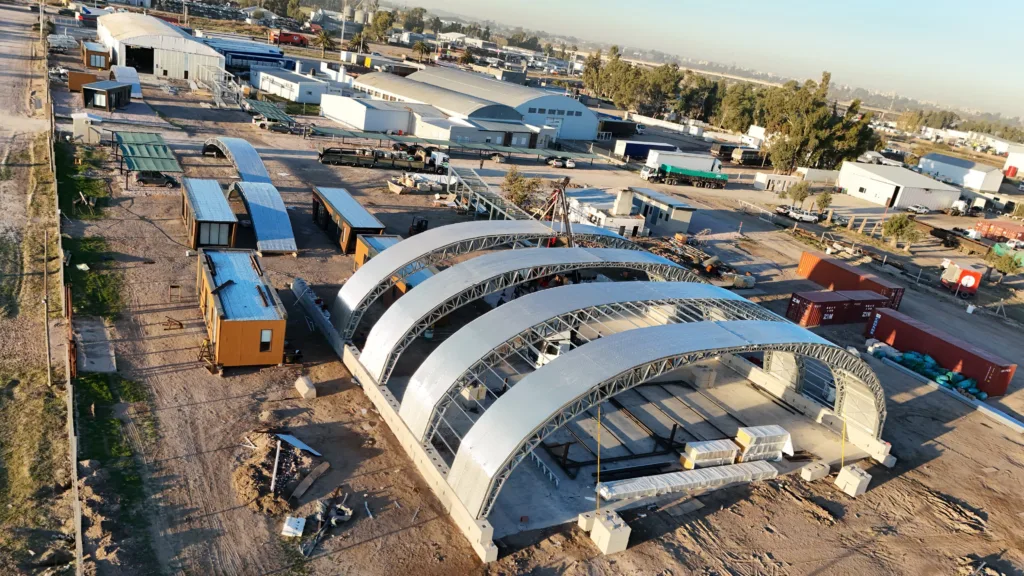 Photo 8 - Scottsdale Construction Systems Curvilinear modular cold-formed steel commercial structure produced using Scotpanel 7090G1 advanced roll forming platform, developed and produced using Scotpanel 7090G1.