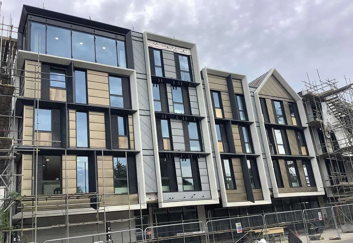 external cladding steel framing roll forming light-gauge steel student housing