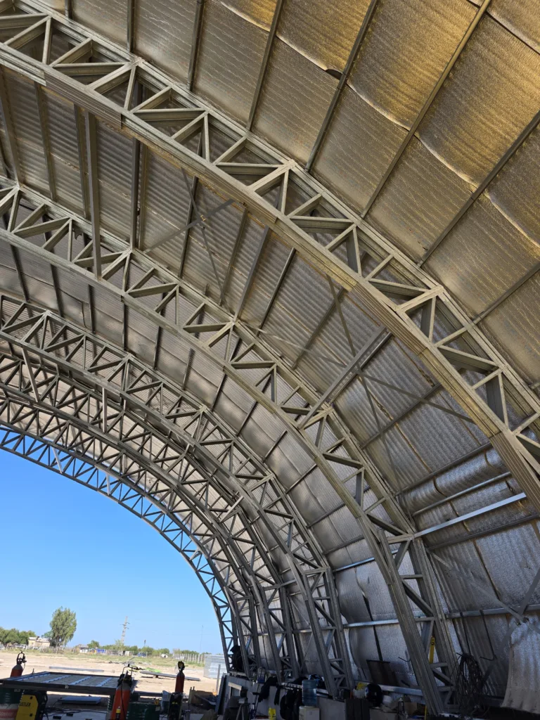 x6 - Scottsdale Construction Systems Curvilinear modular cold-formed steel commercial structure produced using Scotpanel 7090G1 advanced roll forming platform, developed and produced using Scotpanel 7090G1.