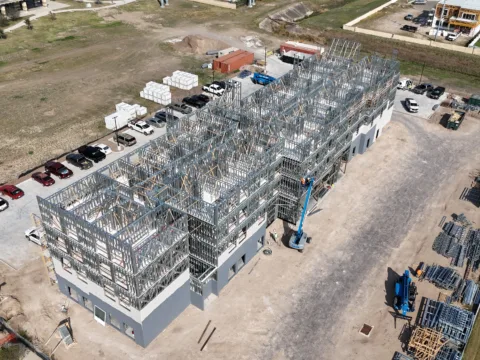 Wood framing to CFS framing conversion Steel framing CFS framing Cold-formed steel framing systems Roll forming Framing conversion from wood to steel Hospitality projects
