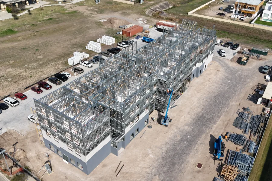 Wood framing to CFS framing conversion Steel framing CFS framing Cold-formed steel framing systems Roll forming Framing conversion from wood to steel Hospitality projects
