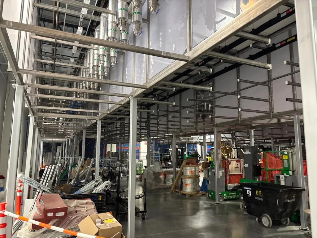 Data Center Steel Framing 1 - Scottsdale Construction Systems Data Center Data Centers Cold-formed steel CFS Steel framing Panelized Panelized systems Roll forming Roll forming technology Fire-rated assemblies Fire ratings