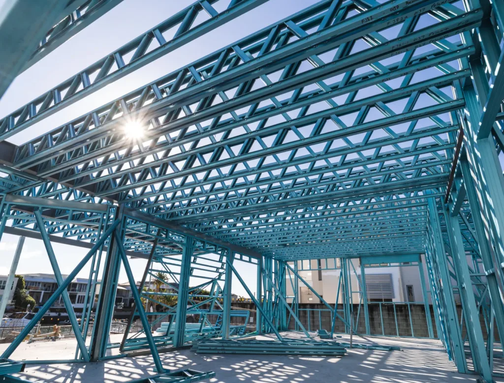 Luxury steel-framed home 7 - Scottsdale Construction Systems Steel framing Wall panels Roof trusses Luxury homes Steel-framed Roll forming
