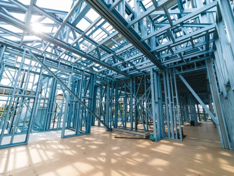 Roll forming Cold-formed steel Steel framing Galvanized steel Custom steel-framed homes Waterfront homes
