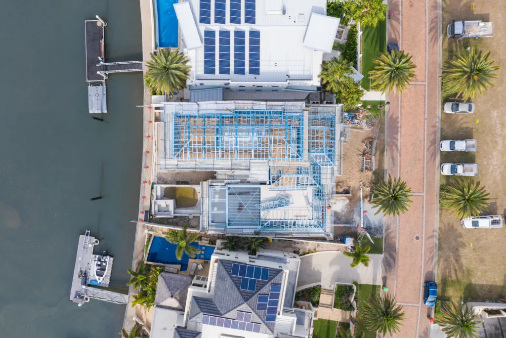 custom steel-framed coastal home 12 - Scottsdale Construction Systems Roll forming Cold-formed steel Steel framing Galvanized steel Custom steel-framed homes Waterfront homes