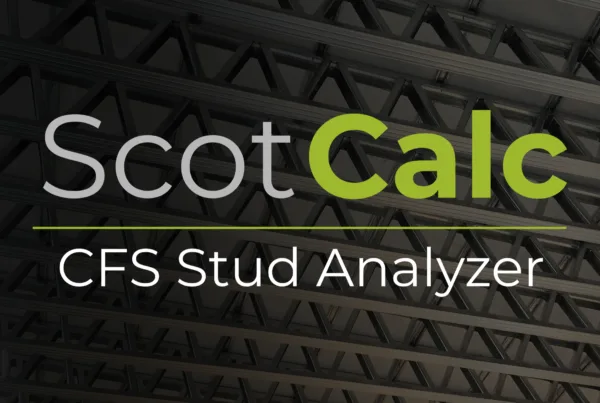 ScotCalc Stud Analyzer Stud analyzer Engineering Stud Roll forming Framing Value engineering