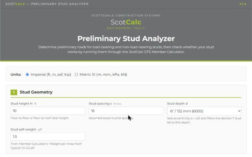 Stud Analyzer